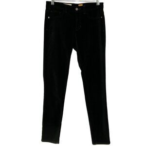 Anthropologie | Pilcro and the Letterpress Serif Velvet Skinny Pants, Black, 27